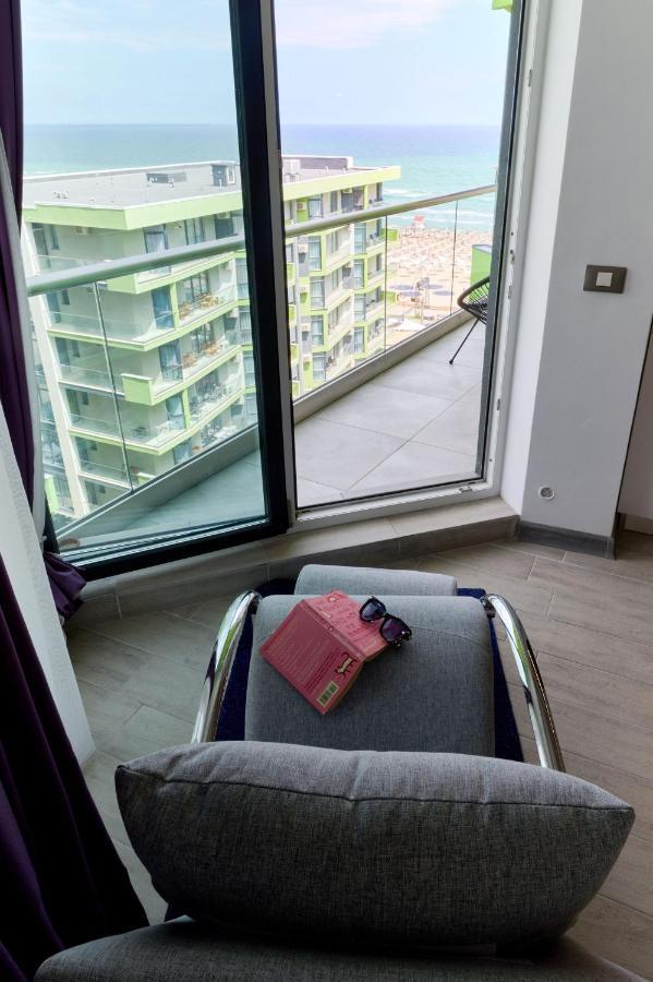 Rainbow Sea View Apartment Spa N Pool Resort - Parking Mamaia Eksteriør billede
